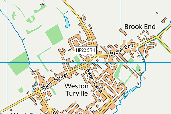 HP22 5RH map - OS VectorMap District (Ordnance Survey)