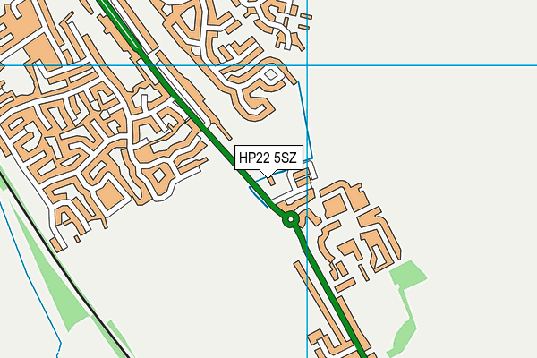 HP22 5SZ map - OS VectorMap District (Ordnance Survey)