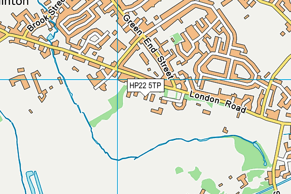 HP22 5TP map - OS VectorMap District (Ordnance Survey)