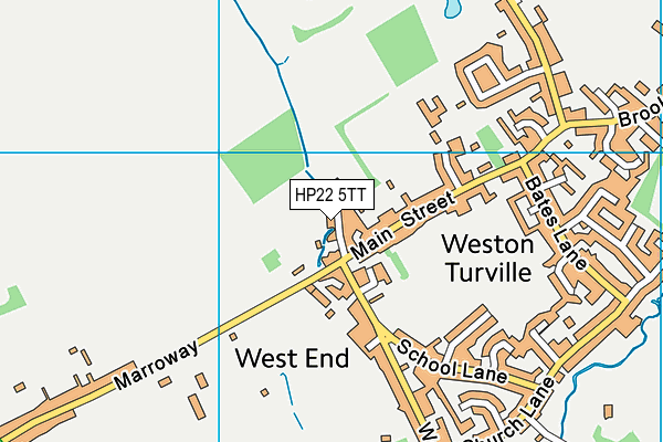 HP22 5TT map - OS VectorMap District (Ordnance Survey)