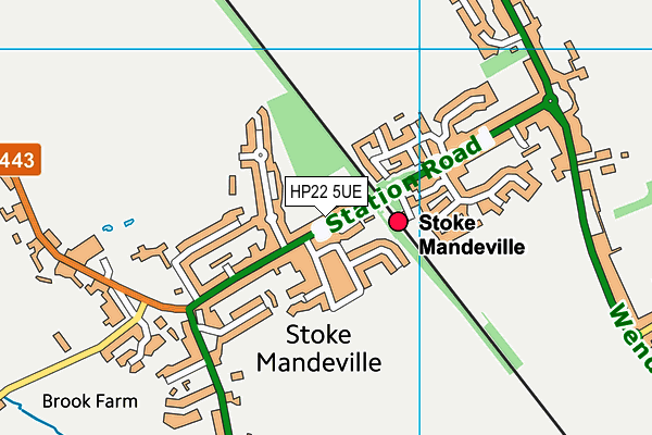 Map of LUCY RADWELL LTD at district scale