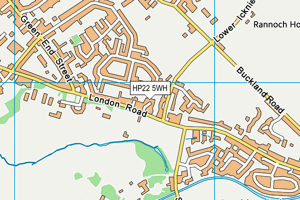 HP22 5WH map - OS VectorMap District (Ordnance Survey)