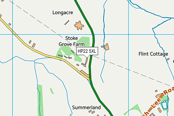 HP22 5XL map - OS VectorMap District (Ordnance Survey)