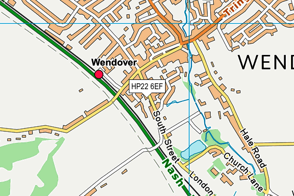 Map of K&Q WENDOVER LTD at district scale