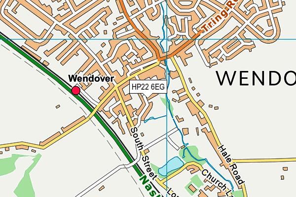 The Witchell map (HP22 6EG) - OS VectorMap District (Ordnance Survey)