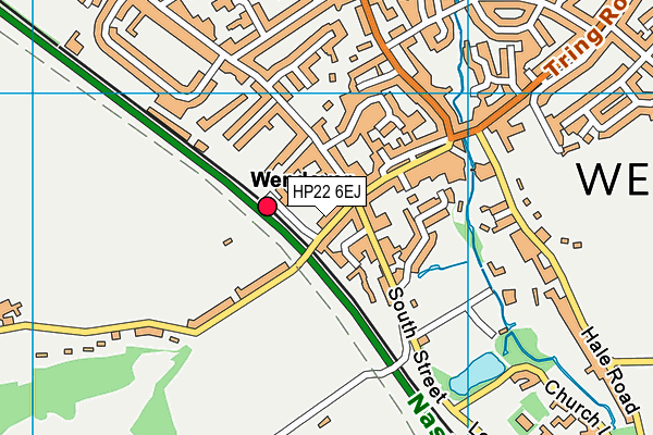 Map of THE WENDOVER WINE & FOOD TRADING CO LTD at district scale
