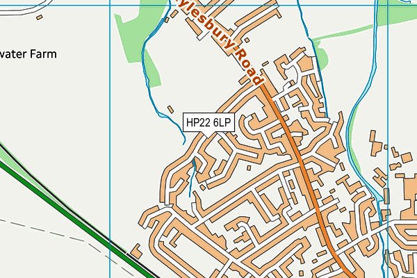 HP22 6LP map - OS VectorMap District (Ordnance Survey)
