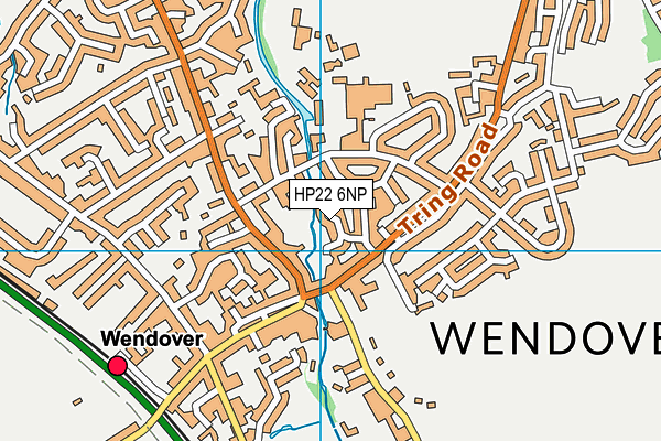 HP22 6NP map - OS VectorMap District (Ordnance Survey)