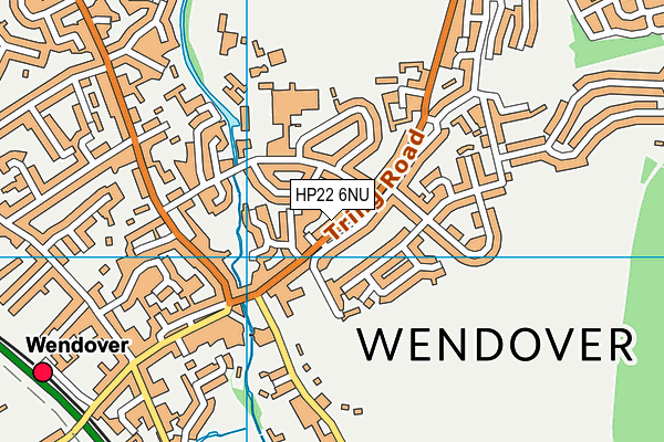 HP22 6NU map - OS VectorMap District (Ordnance Survey)