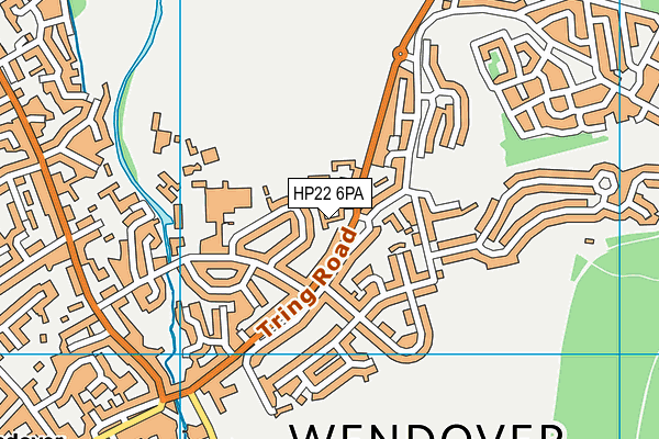 HP22 6PA map - OS VectorMap District (Ordnance Survey)