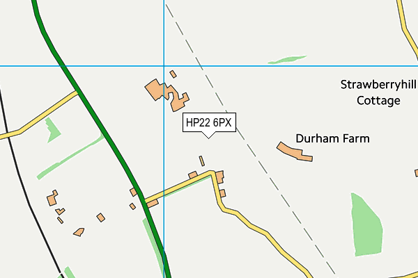 HP22 6PX map - OS VectorMap District (Ordnance Survey)