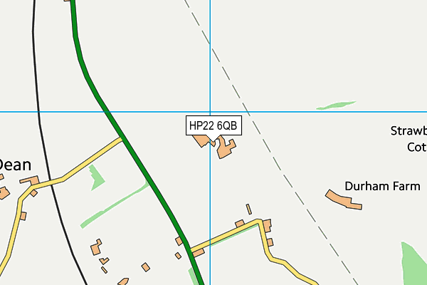 HP22 6QB map - OS VectorMap District (Ordnance Survey)