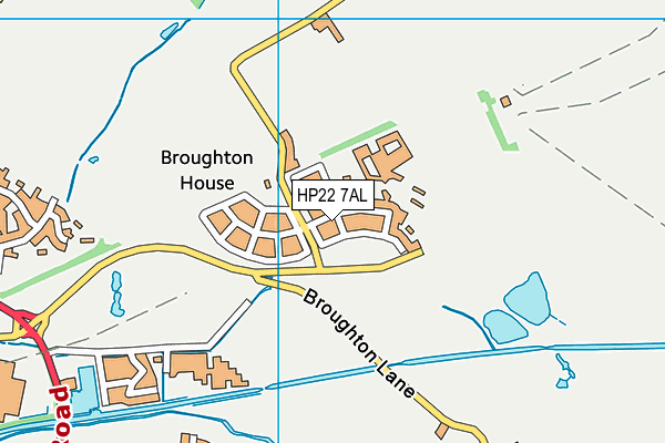 HP22 7AL map - OS VectorMap District (Ordnance Survey)