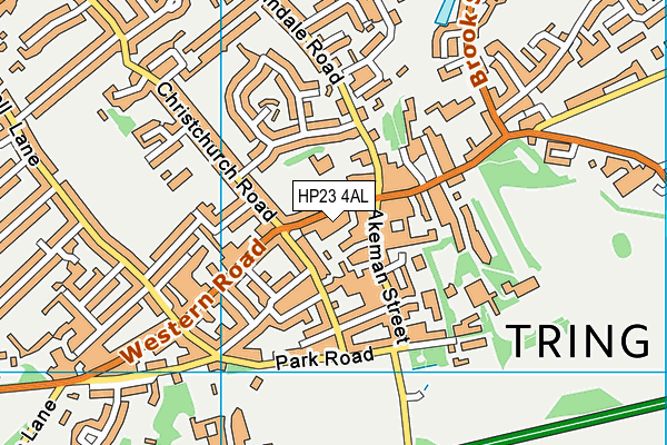 HP23 4AL map - OS VectorMap District (Ordnance Survey)