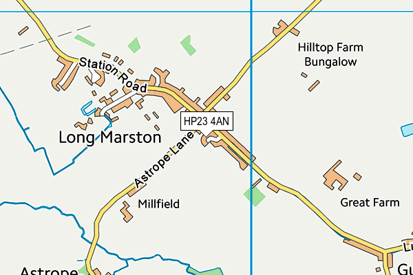 Map of RAVENS COURT (LONG MARSTON) RESIDENTS COMPANY LIMITED at district scale