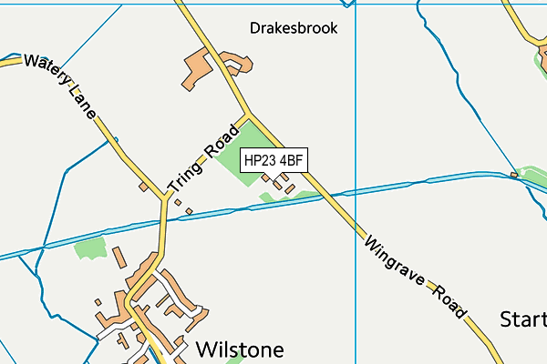 HP23 4BF map - OS VectorMap District (Ordnance Survey)
