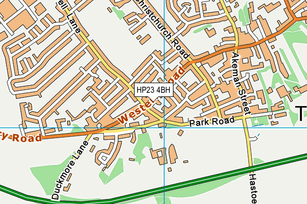 HP23 4BH map - OS VectorMap District (Ordnance Survey)