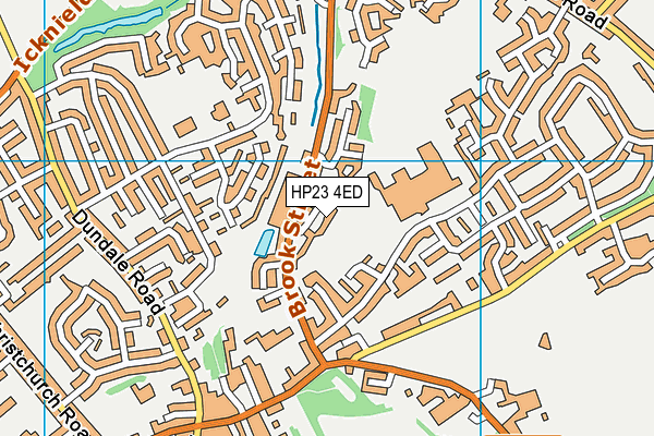 HP23 4ED map - OS VectorMap District (Ordnance Survey)