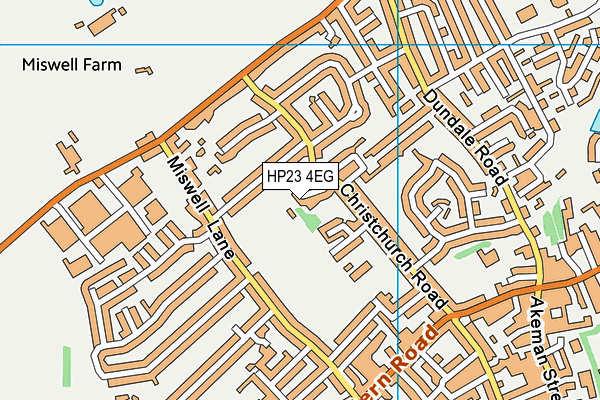 HP23 4EG map - OS VectorMap District (Ordnance Survey)