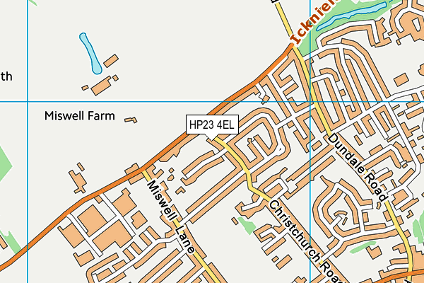 HP23 4EL map - OS VectorMap District (Ordnance Survey)