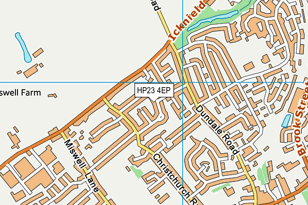 HP23 4EP map - OS VectorMap District (Ordnance Survey)