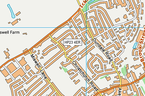 HP23 4ER map - OS VectorMap District (Ordnance Survey)