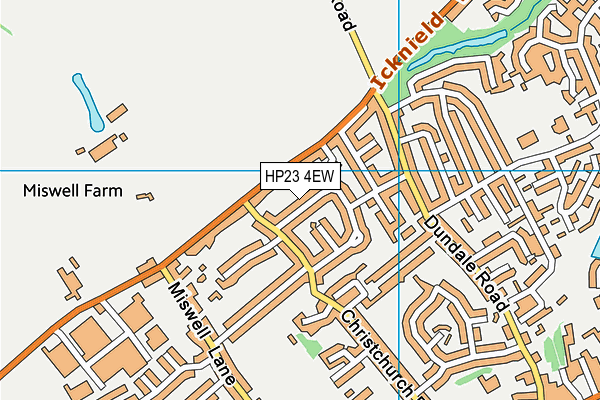 HP23 4EW map - OS VectorMap District (Ordnance Survey)