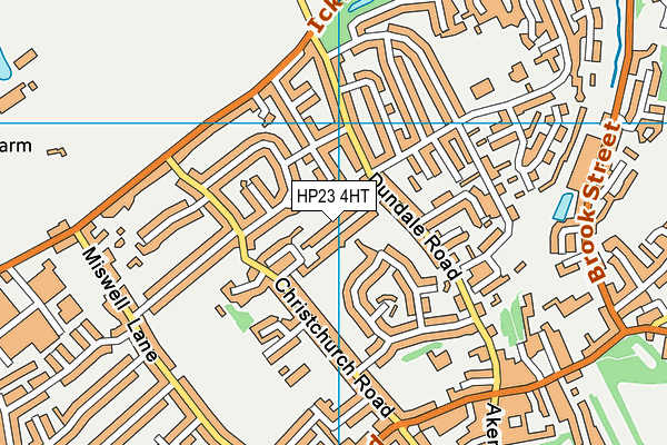 HP23 4HT map - OS VectorMap District (Ordnance Survey)