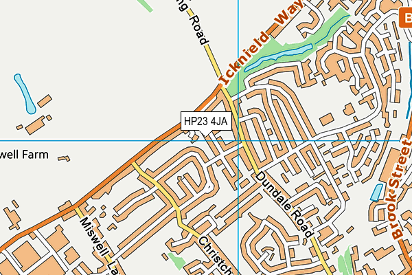 HP23 4JA map - OS VectorMap District (Ordnance Survey)
