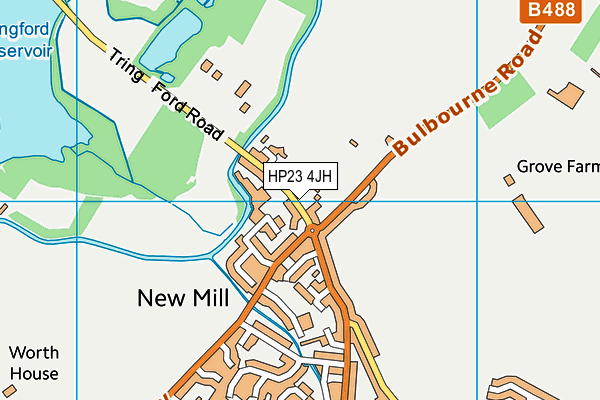 HP23 4JH map - OS VectorMap District (Ordnance Survey)