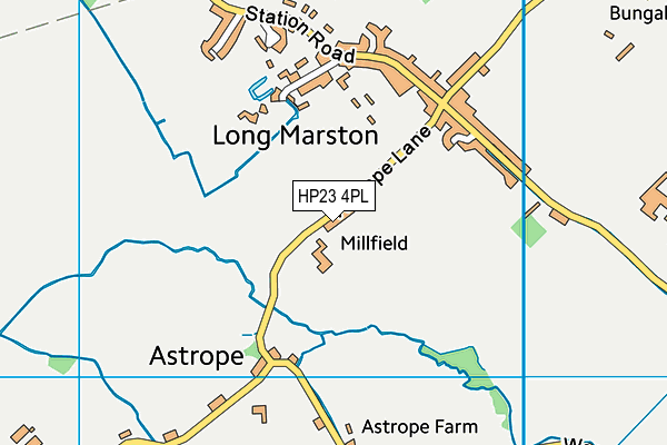 HP23 4PL map - OS VectorMap District (Ordnance Survey)