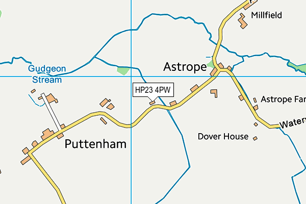 HP23 4PW map - OS VectorMap District (Ordnance Survey)