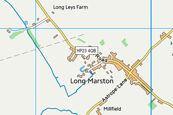 HP23 4QB map - OS VectorMap District (Ordnance Survey)