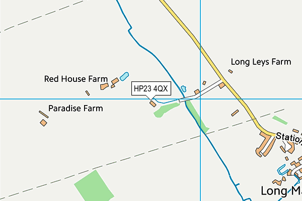HP23 4QX map - OS VectorMap District (Ordnance Survey)