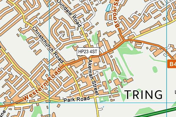 HP23 4ST map - OS VectorMap District (Ordnance Survey)