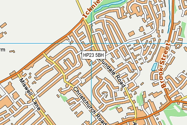 HP23 5BH map - OS VectorMap District (Ordnance Survey)