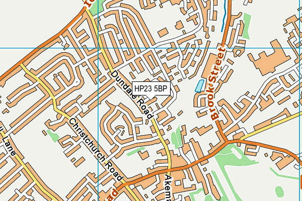 HP23 5BP map - OS VectorMap District (Ordnance Survey)