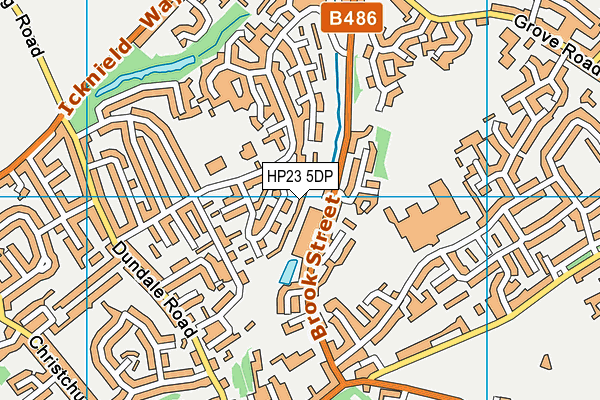 HP23 5DP map - OS VectorMap District (Ordnance Survey)