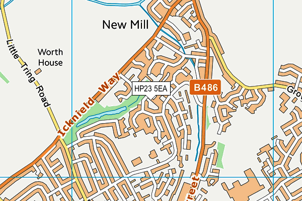 HP23 5EA map - OS VectorMap District (Ordnance Survey)