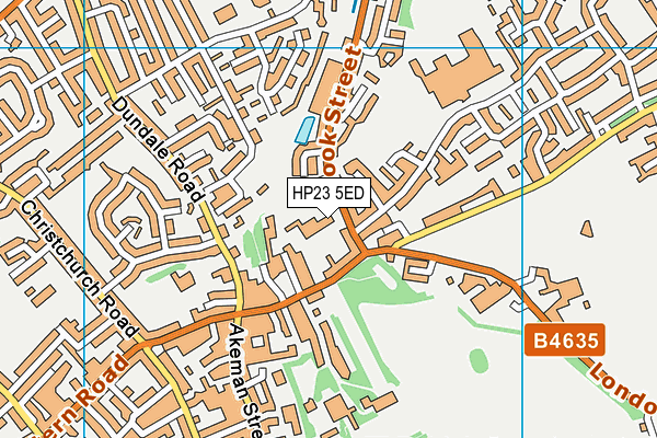 HP23 5ED map - OS VectorMap District (Ordnance Survey)