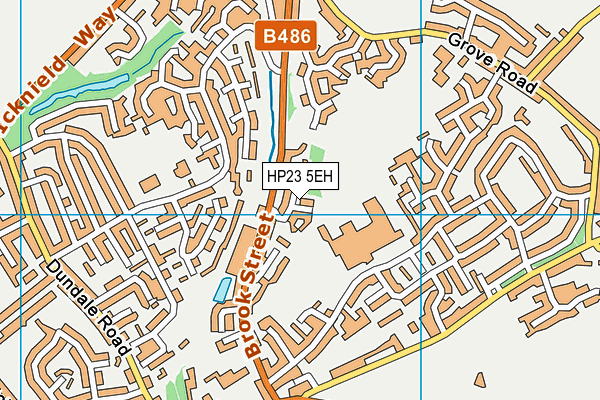 HP23 5EH map - OS VectorMap District (Ordnance Survey)