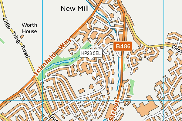 HP23 5EL map - OS VectorMap District (Ordnance Survey)