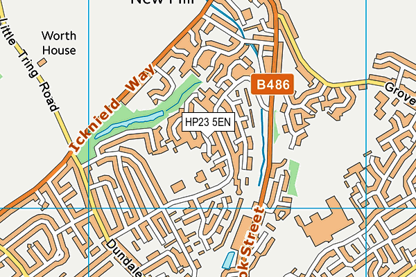 HP23 5EN map - OS VectorMap District (Ordnance Survey)