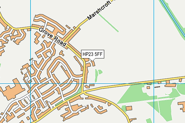 HP23 5FF map - OS VectorMap District (Ordnance Survey)