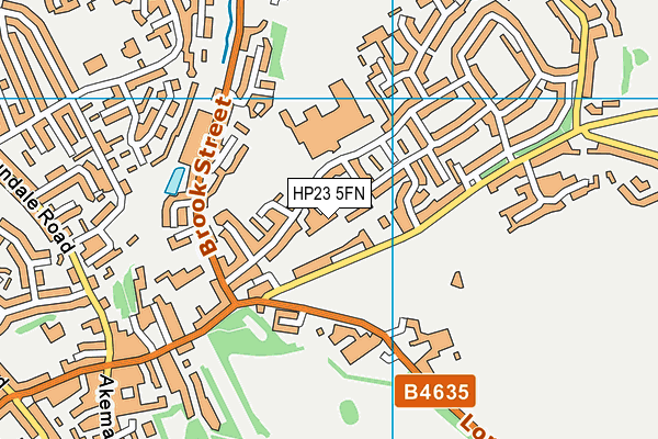 HP23 5FN map - OS VectorMap District (Ordnance Survey)