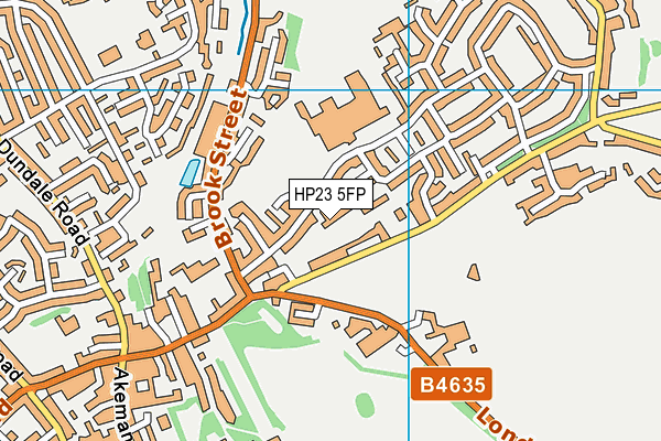 HP23 5FP map - OS VectorMap District (Ordnance Survey)