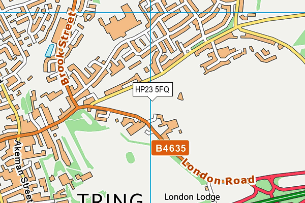 HP23 5FQ map - OS VectorMap District (Ordnance Survey)