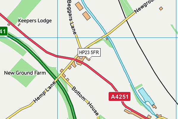 HP23 5FR map - OS VectorMap District (Ordnance Survey)