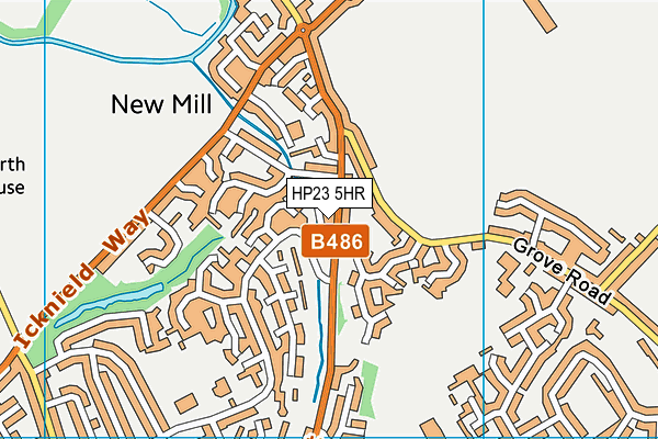 HP23 5HR map - OS VectorMap District (Ordnance Survey)