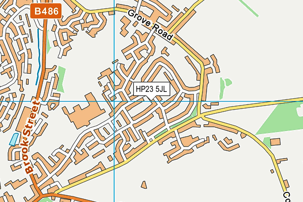 HP23 5JL map - OS VectorMap District (Ordnance Survey)
